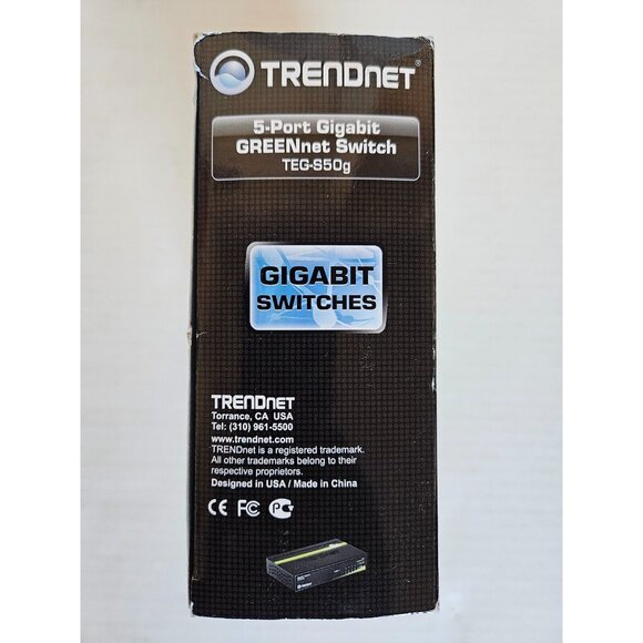 TRENDnet 5-Port Gigabit GREENnet Switch, (TEG-S50g) - Picture 2 of 6